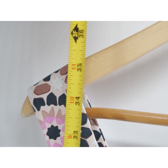 Kate Spade New York NWT Women's 6 Floral Mosaic Poplin Pink Brown Pattern Dress - Picture 5 of 9